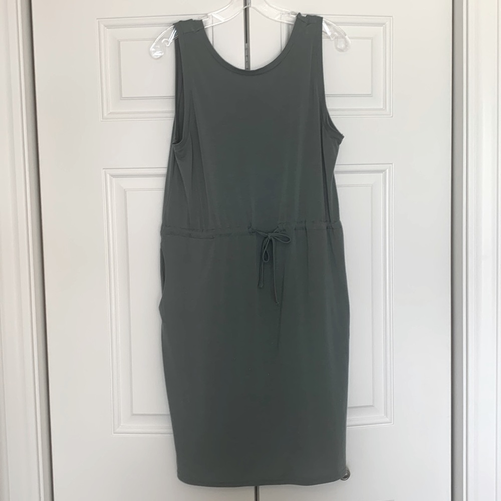 Summer dress olive green